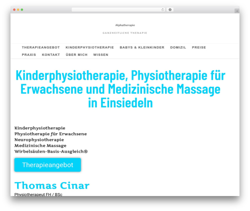 Support wp WordPress plugin - alphatherapie.ch