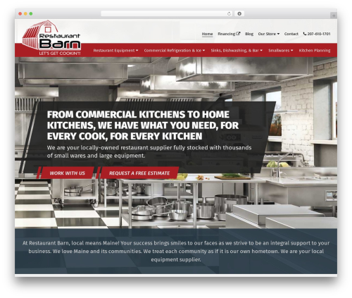 WordPress theme Restaurant Barn Custom Theme - restaurantbarn.com