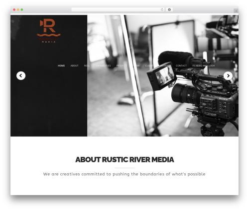 Xone theme WordPress - rusticriver.media
