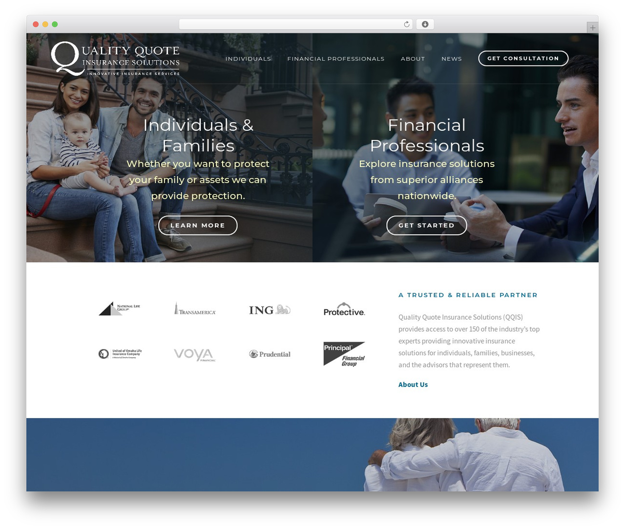 Bridge WordPress theme - qualityquotesolutions.com