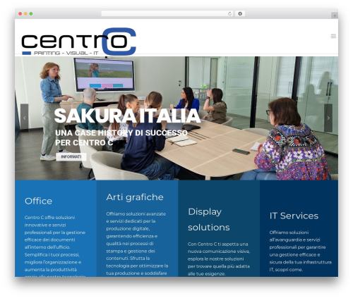 MS WordPress theme - centroc.com