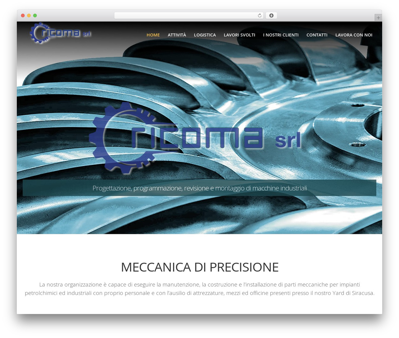 Simplicity WordPress theme design - ricomasrl.com Simplicity WordPress theme design - ricomasrl.com
