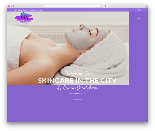 TBA theme WordPress - skincareinthecity.com