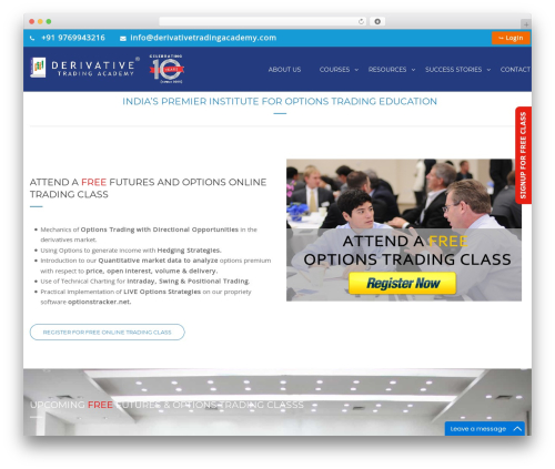 Pricing table plus WordPress plugin - derivativetradingacademy.com