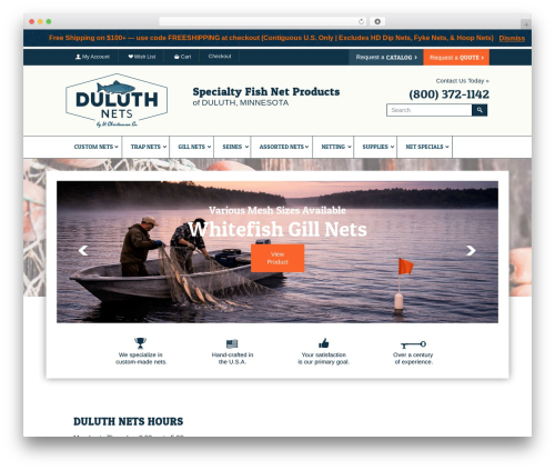 WP theme Faster Solutions (FSOL) - duluthfishnets.com