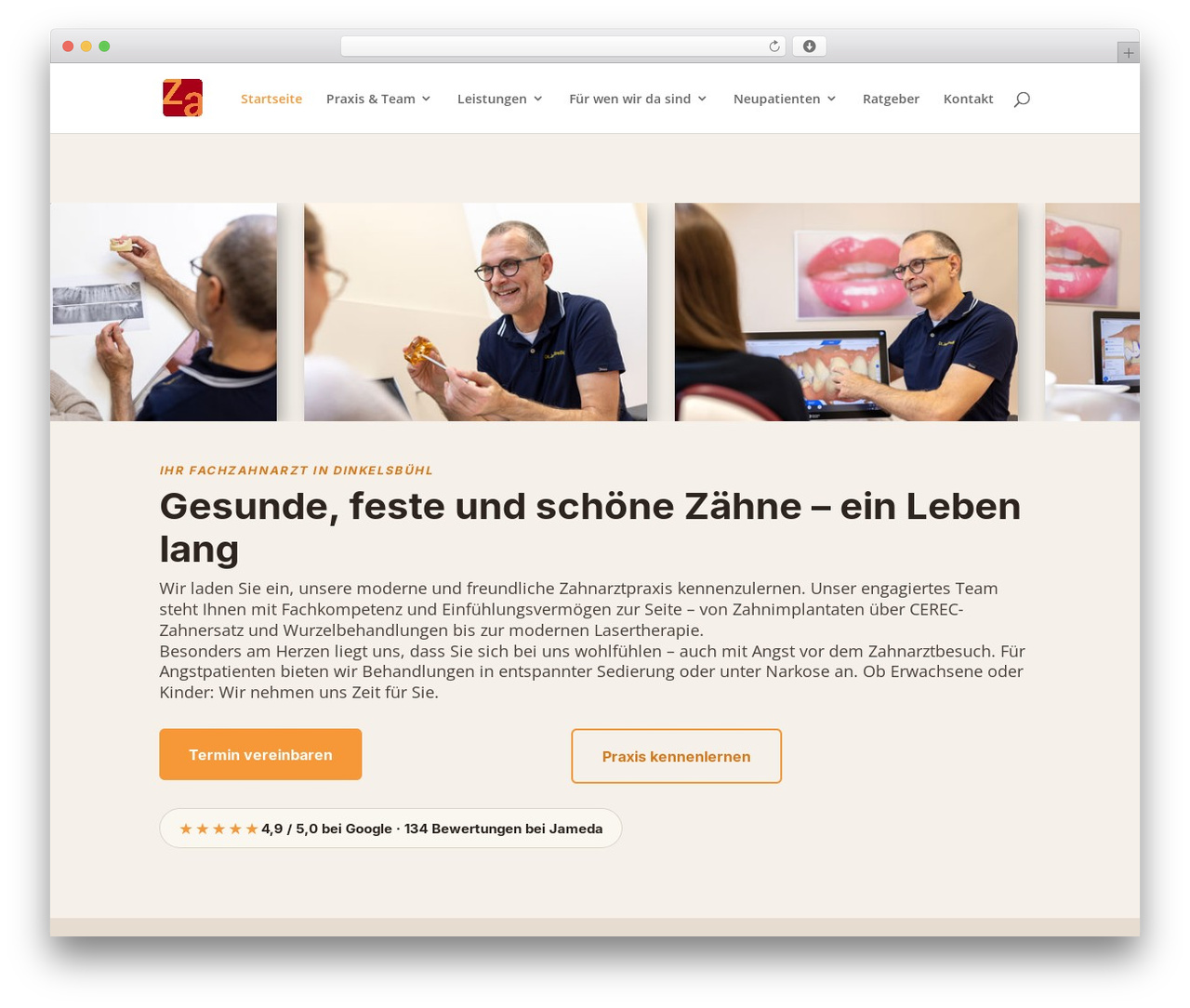 Divi theme WordPress - ihre-zahnaerzte.org
