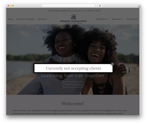 Genesis WordPress theme - buildingblockscounselingmd.com