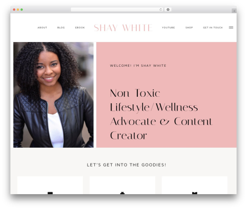 Theme WordPress Audrey - shaywhite.com