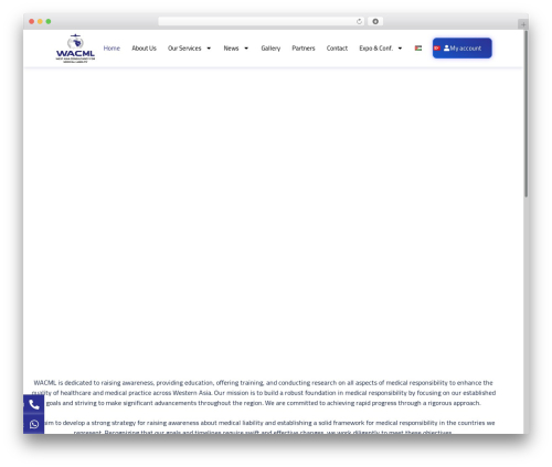 WordPress theme Riyada - westasiaml.com
