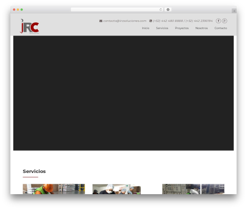 WordPress theme Construction - ircsoluciones.com