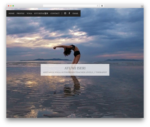 WordPress theme Fell - ayumiiseri.com
