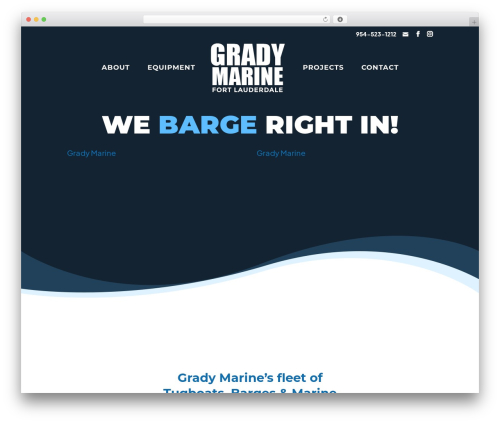 WordPress theme Grady - gradymarine.com