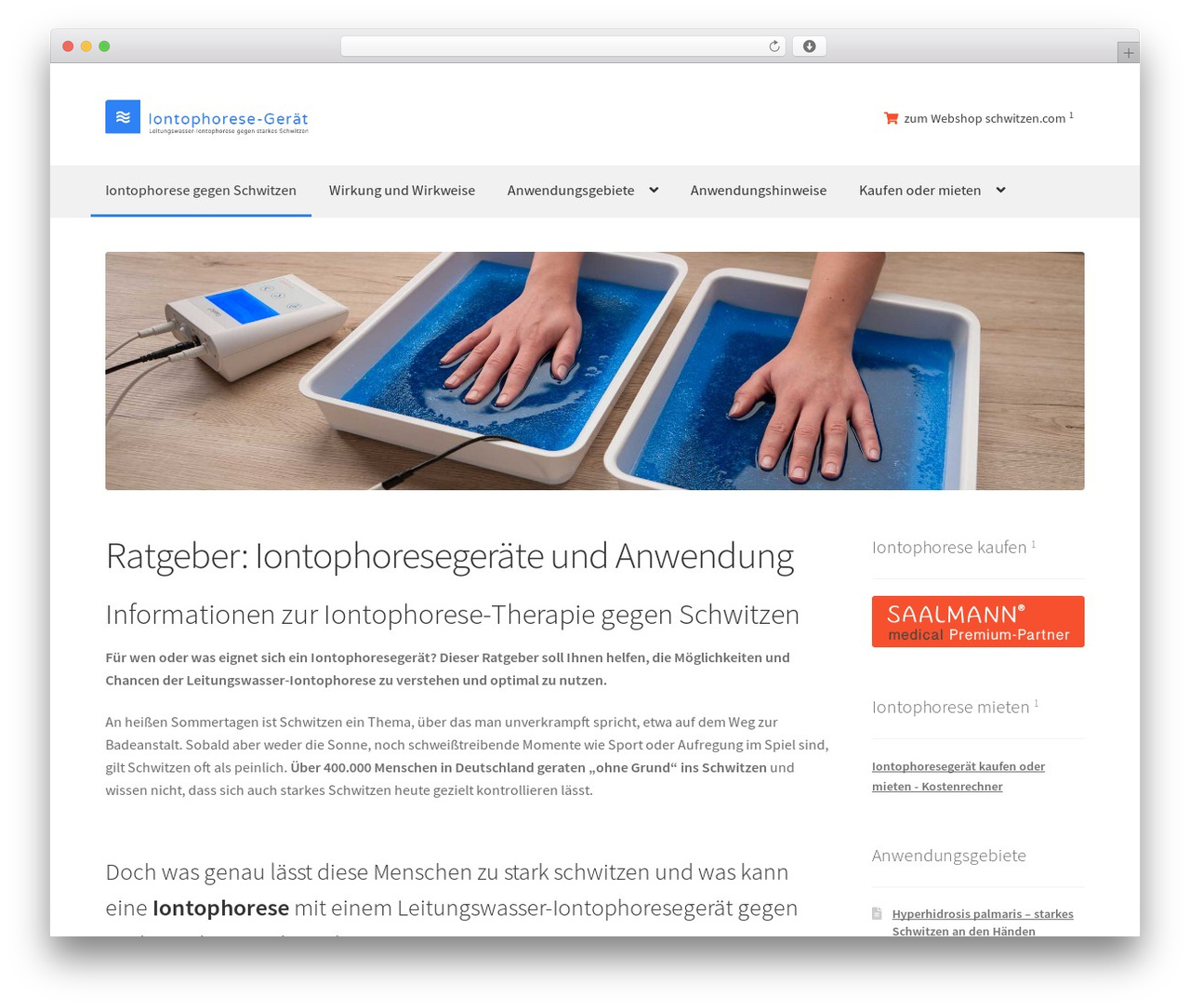 WordPress theme Storefront - iontophorese-geraet.de WordPress theme Storefront - iontophorese-geraet.de