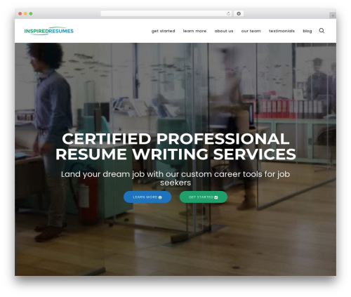WordPress theme Wp Elementy - inspiredresumes.com