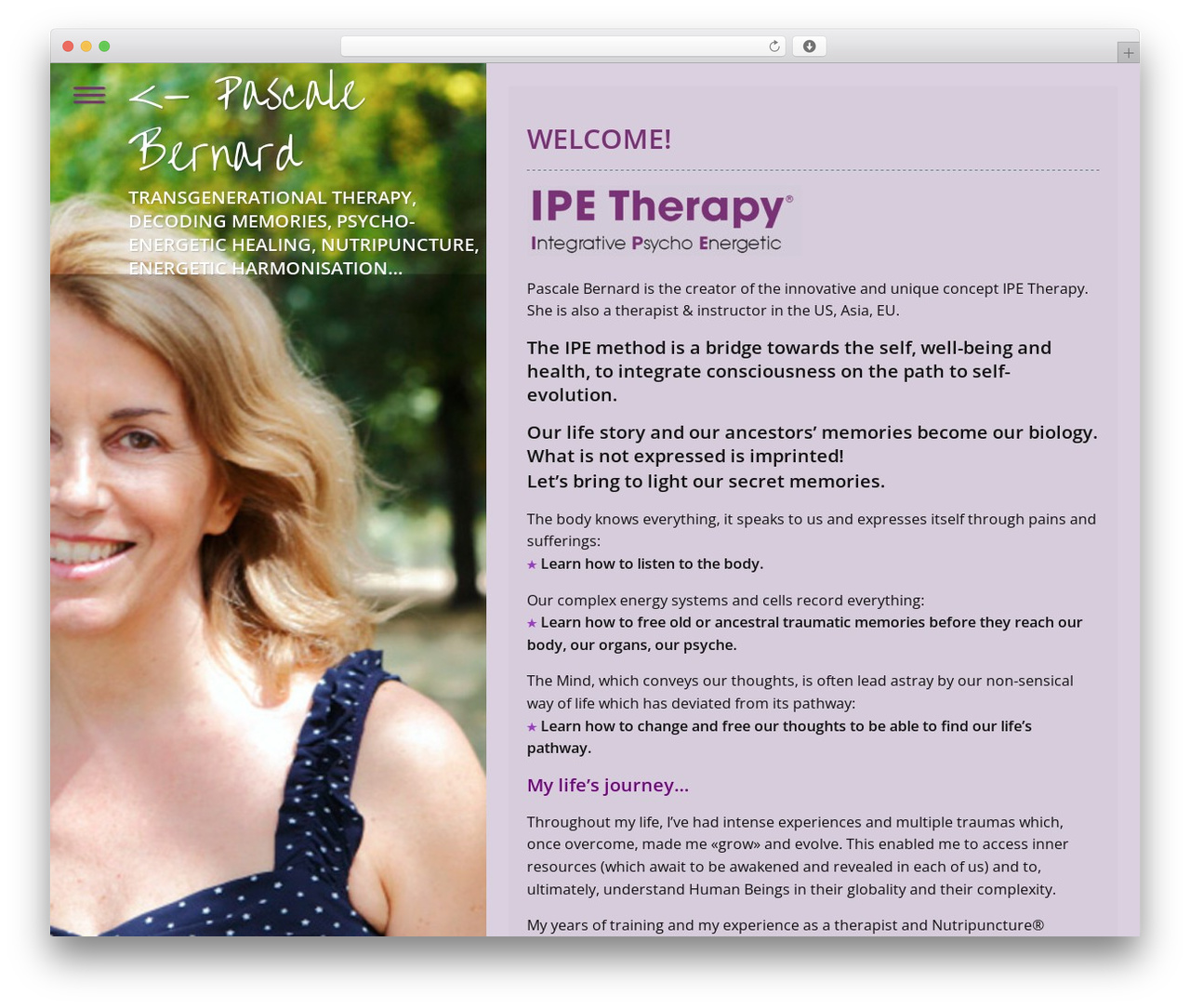WordPress website theme Split Me - ipe-therapy.com WordPress website theme Split Me - ipe-therapy.com