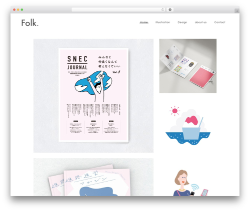 Anders theme WordPress - folk-design.net