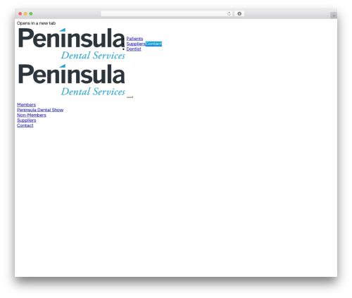 Gutenbricks WordPress plugin - peninsuladental.co.uk