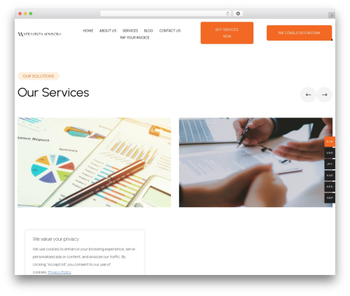Conbix theme WordPress - versationadvisors.com
