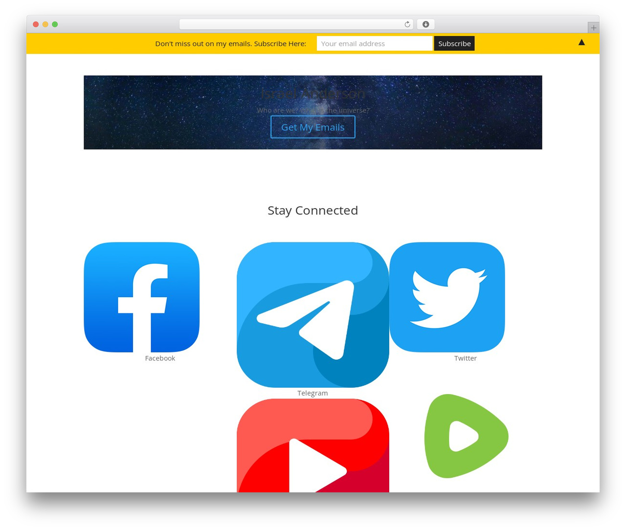 Divi top WordPress theme - israelanderson.com