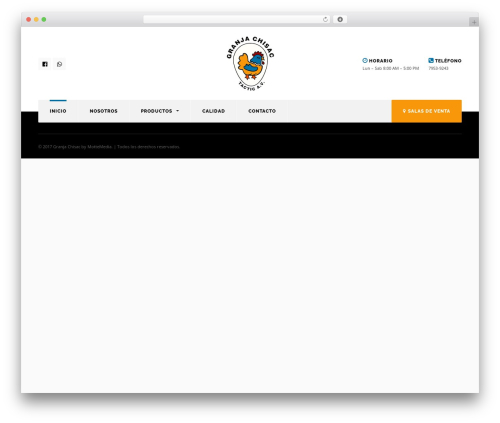 Local theme WordPress - granjachisac.com