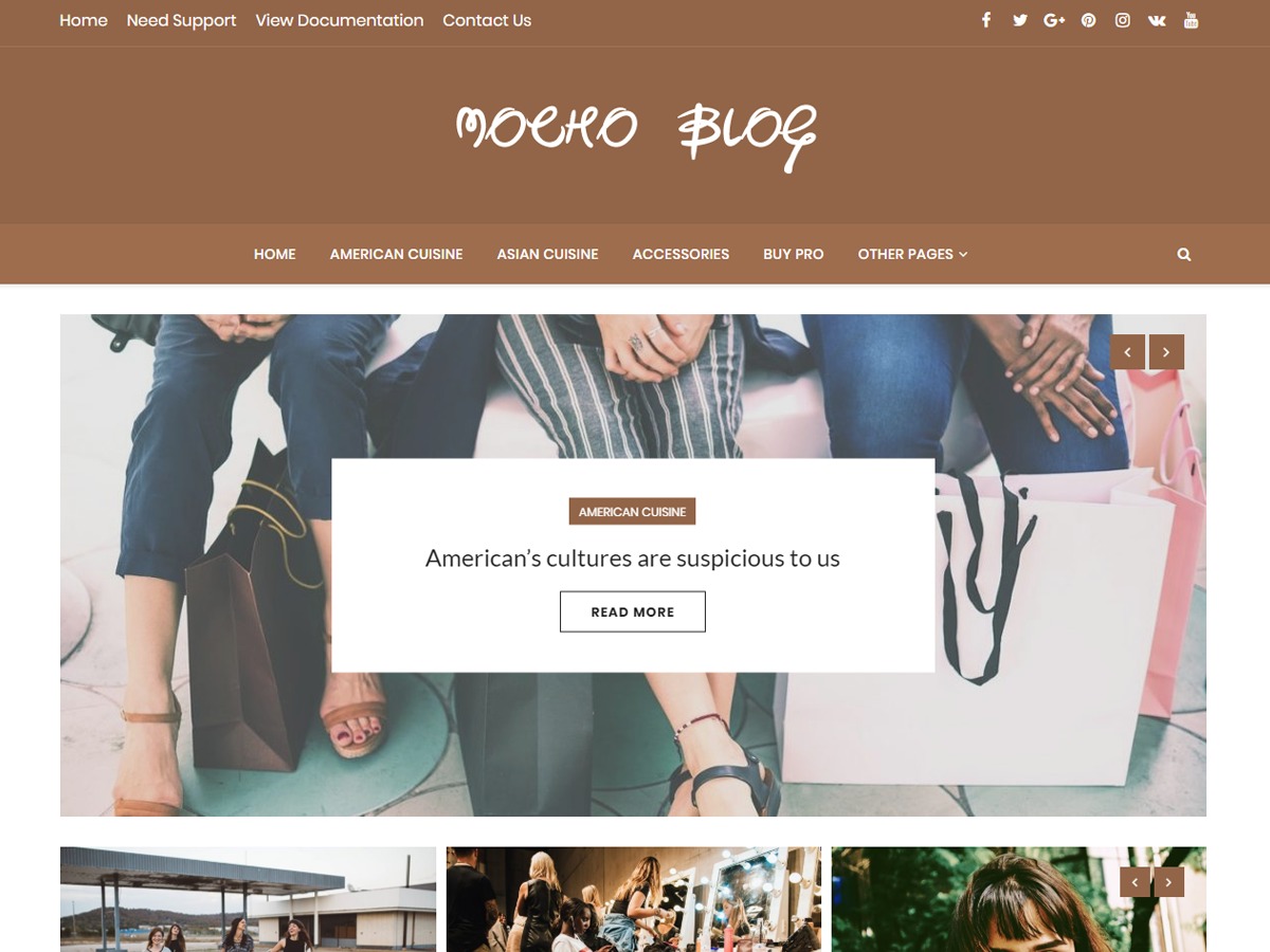 Mocho Blog WordPress blog theme.