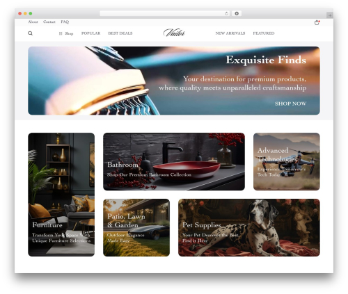 Sellvia platform WordPress plugin - vailor.shop