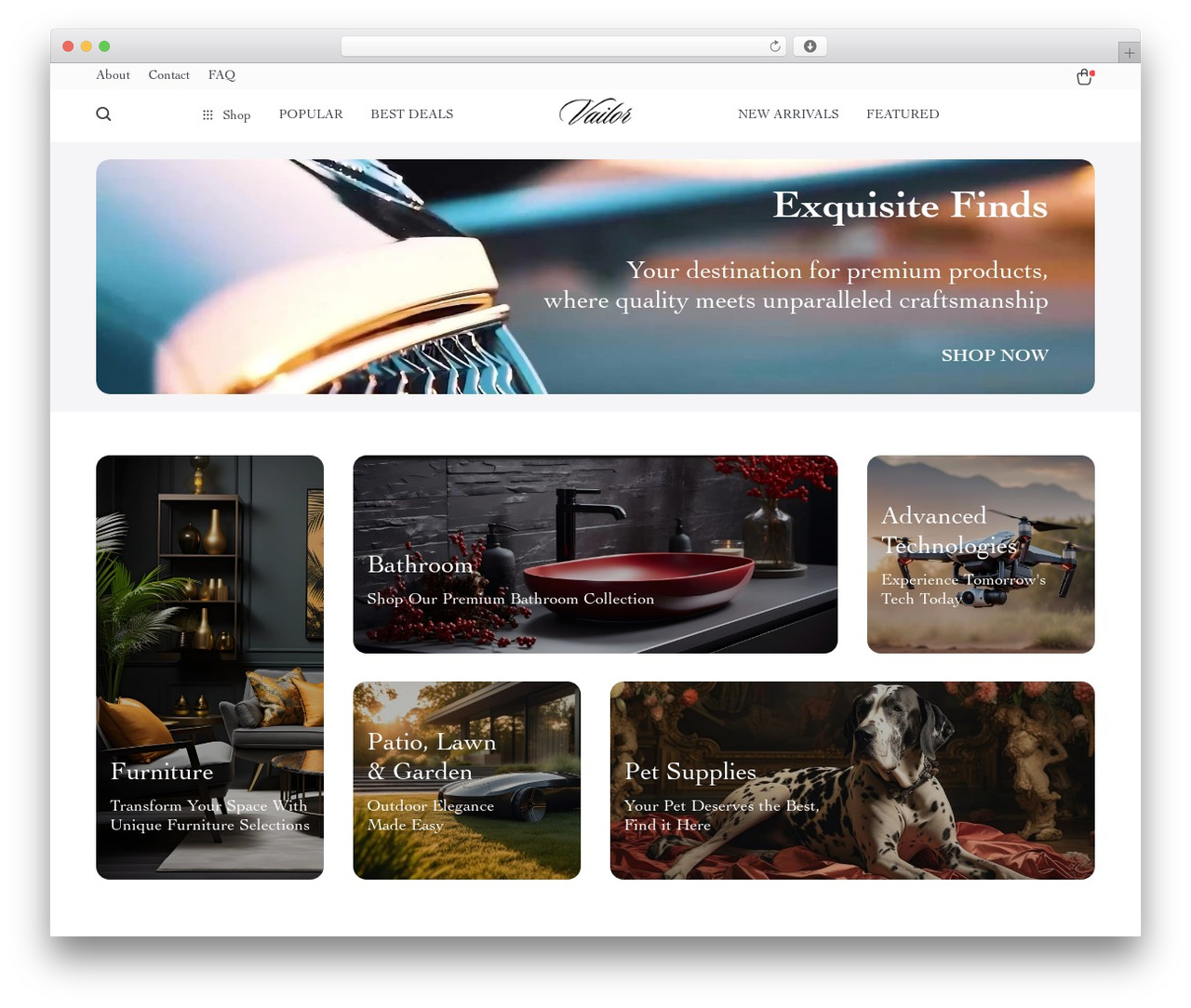 Rockwell premium WordPress theme - vailor.shop