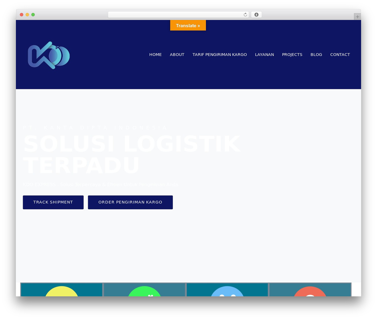 WordPress theme Construct-Ex - kantaindo.co.id