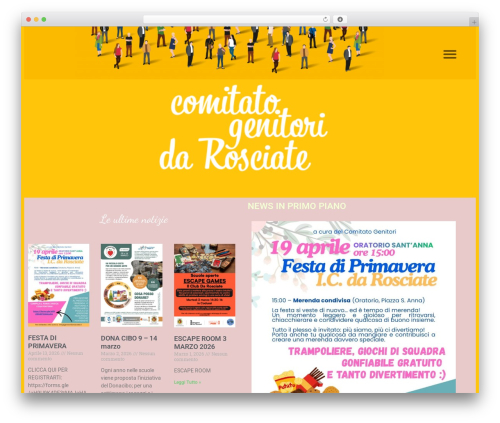 WordPress theme Elementor Hello Theme Master Child - genitoridarosciate.it