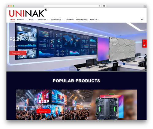 WPPOP WordPress theme - www.uninak.com