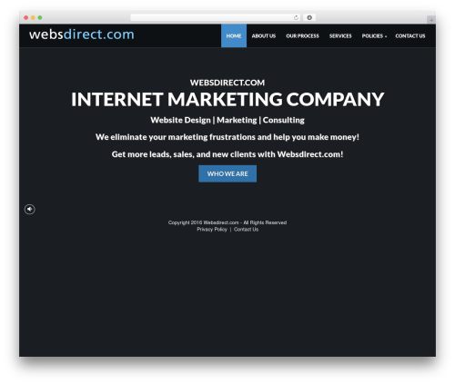 Bivio WordPress theme - websdirect.com