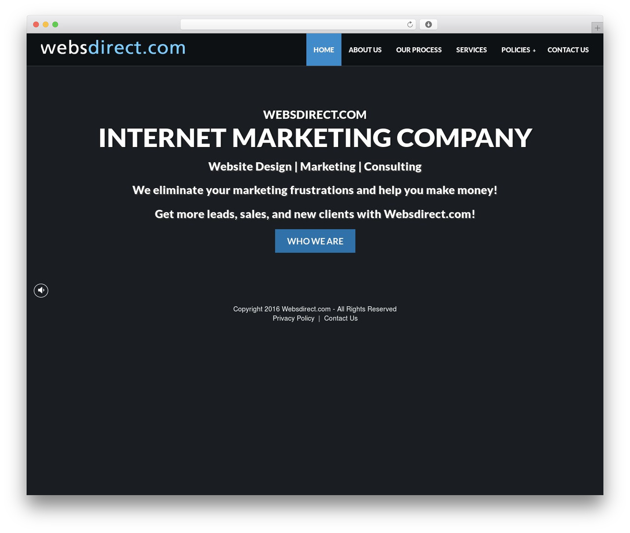 Bivio WordPress theme - websdirect.com