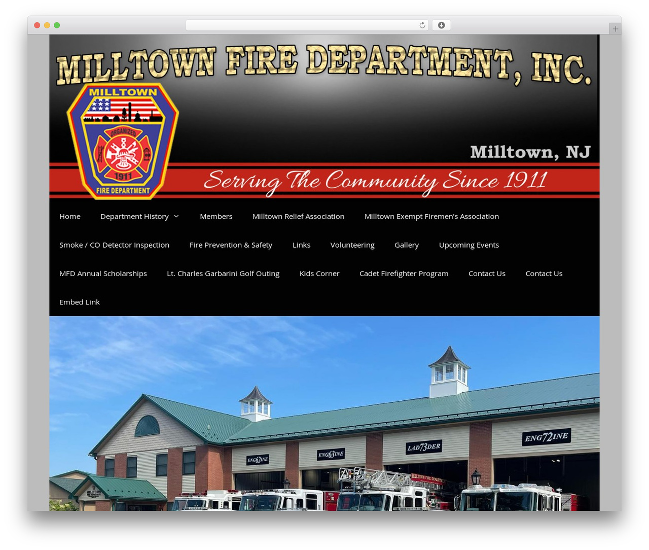 GeneratePress free WordPress theme - milltownfire.org