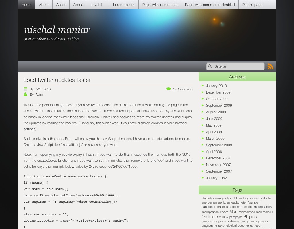 iCandy theme WordPress iCandy theme WordPress