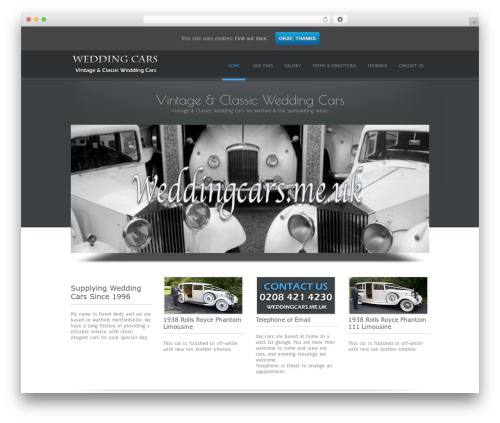 Yoast SEO free WordPress plugin - weddingcars.me.uk