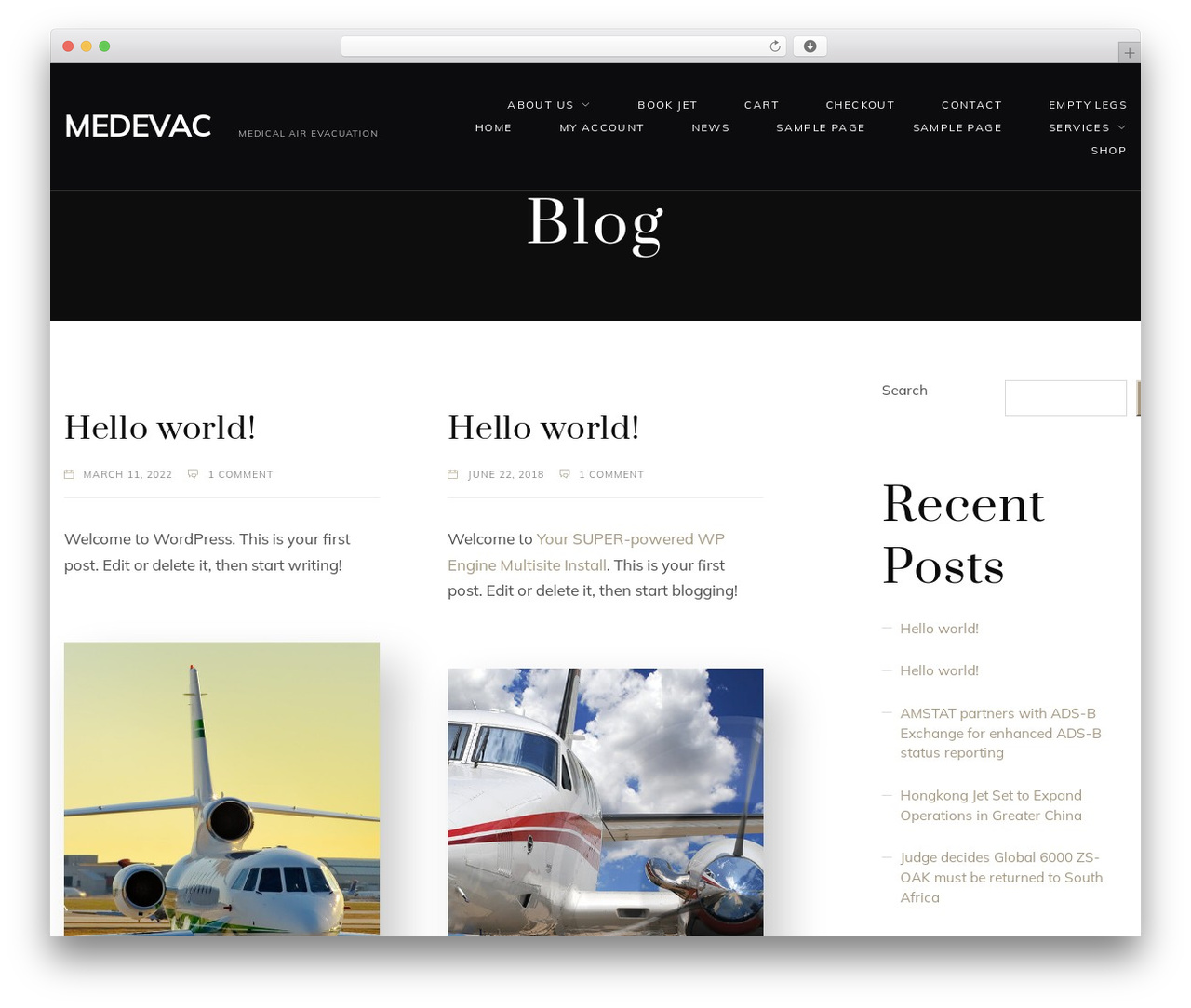 Theme WordPress Jet One - medevacexpress.com Theme WordPress Jet One - medevacexpress.com