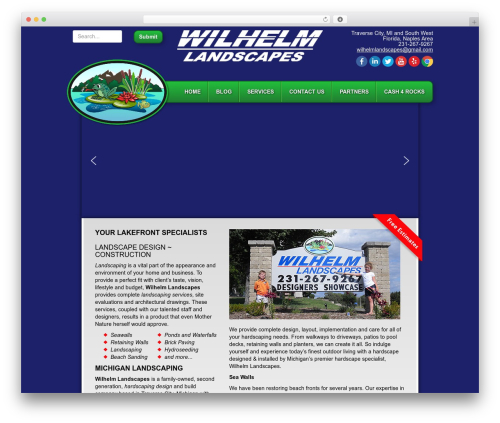 Theme WordPress PWM Custom Theme - wilhelmlandscapes.com
