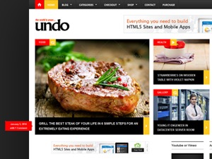 Undo newspaper WordPress theme Undo newspaper WordPress theme