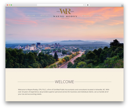 ViewPoint theme WordPress - wayneroddycpa.com
