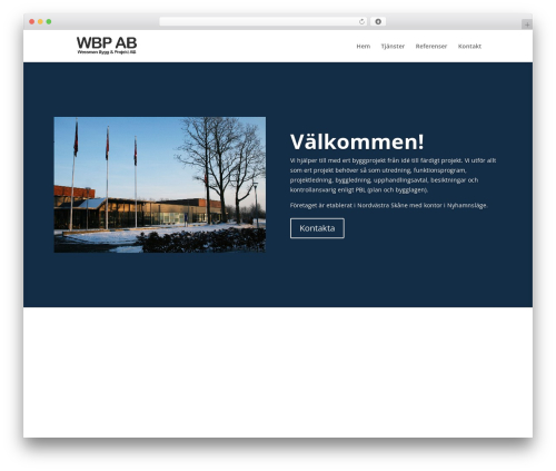WordPress template Divi - wbpab.se
