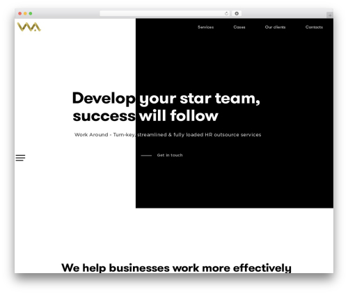 WordPress theme Base Theme - work-around.net