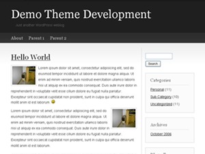 WordPress theme Basic Concept by Small Potato