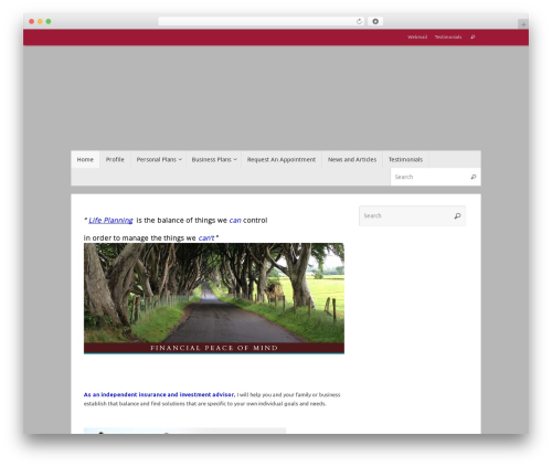 WordPress theme Tempera - wbfinancial.ca