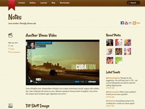 WordPress website theme Notes WordPress website theme Notes