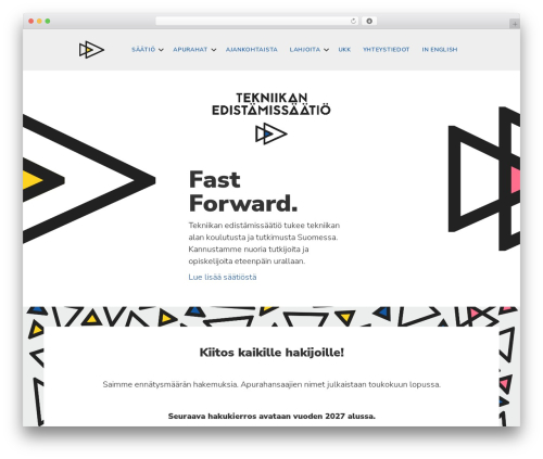 Beaver Builder Theme WordPress theme design - tekniikanedistamissaatio.fi