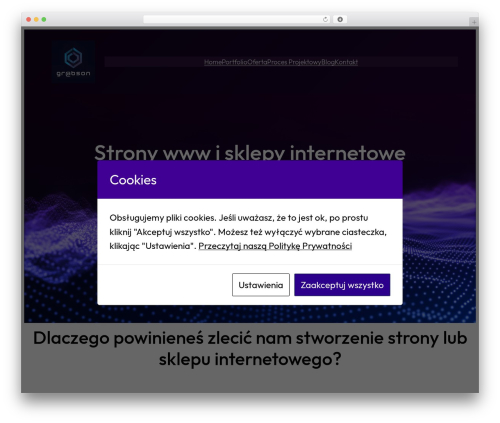 Best WordPress theme Ona - grabson.pl