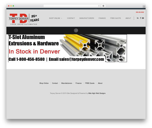 cherry theme WordPress - torpeydenver.com
