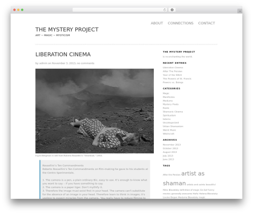 Ilisa WordPress theme - themysteryproject.org Ilisa WordPress theme - themysteryproject.org