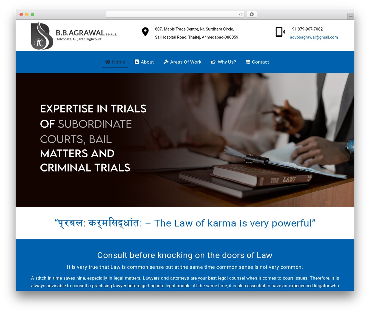 Orga theme WordPress - bbagrawal.com