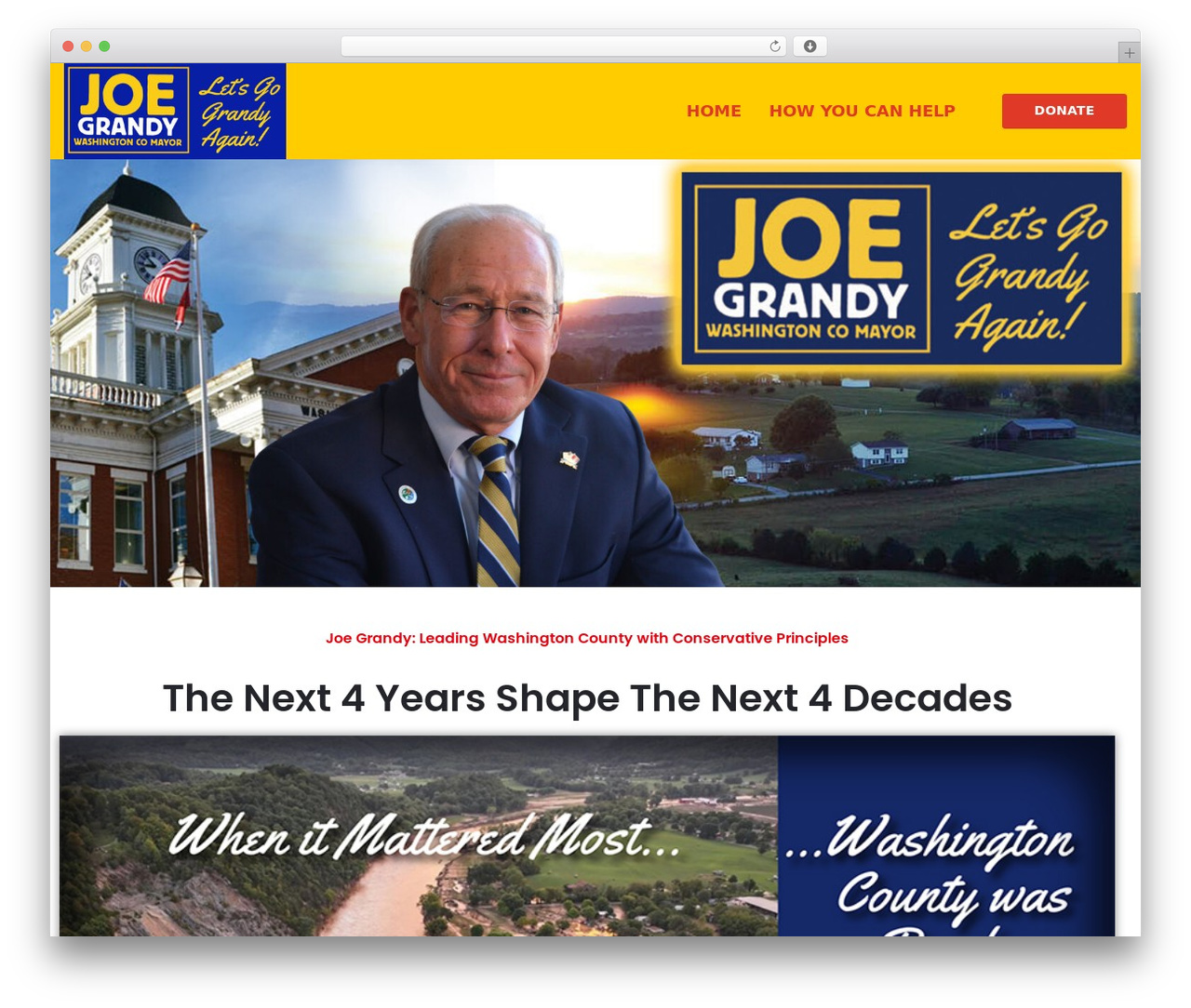 Politicem WordPress theme - votejoegrandy.com Politicem WordPress theme - votejoegrandy.com